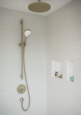 Hansgrohe Handbrause Croma Select E 1jet BBR, Farbe bronze Bild 4