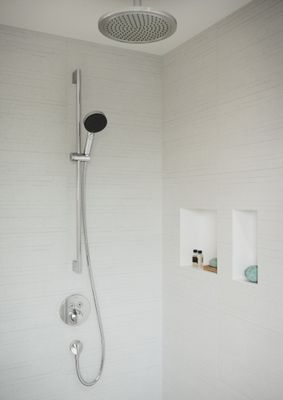 Hansgrohe Select S Brausegarnitur 105 3jet, Brausestange 90 cm, EcoSmart, Farbe chrom Bild 13
