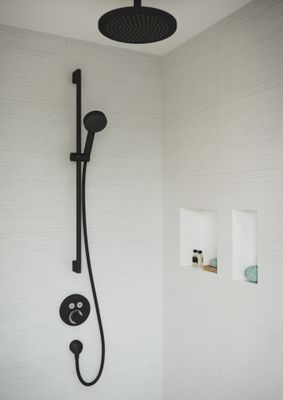 Hansgrohe Select S Brausegarnitur 105 3jet Brausestange 90 cm, EcoSmart, matt, Farbe schwarz Bild 11