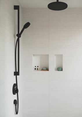 Hansgrohe Select S Brausegarnitur 105 3jet Brausestange 90 cm, EcoSmart, matt, Farbe schwarz Bild 12