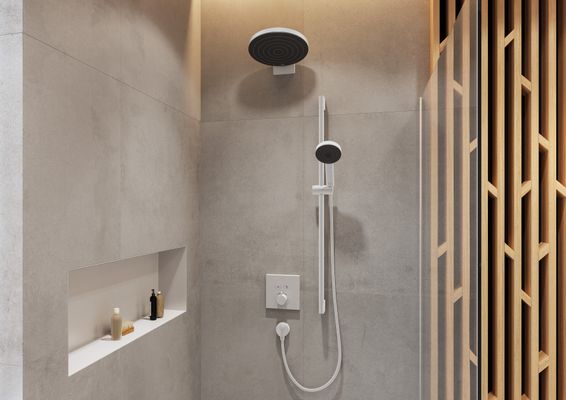 Hansgrohe Brauseset Pulsify Select S 105 3jet Relaxation EcoSm mit Brausest.Typ 90 MW, Farbe weiß Bild 13