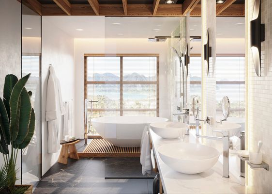 Hansgrohe Badetuchhalter 648 mm, 32 x 70 x 70 mm, Farbe chrom Bild 9