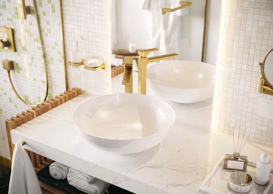 Hansgrohe Zahnputzbecher AddStoris polished gold optic, 94 x 81 x 91 mm, Farbe gold Bild 15