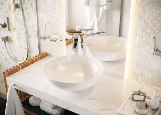 Hansgrohe Zahnputzbecher AddStoris verchromt, 94 x 81 x 91 mm, Farbe chrom Bild 18