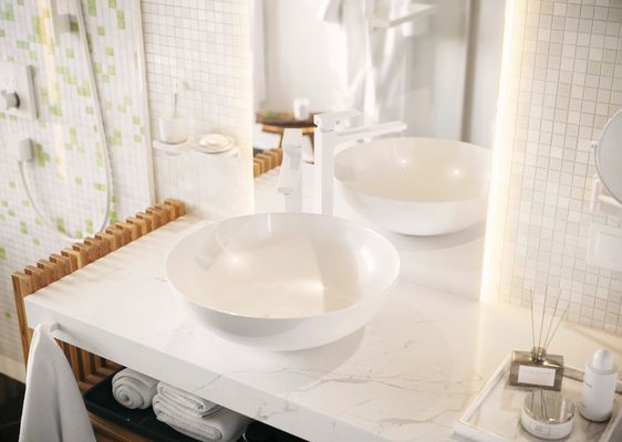 Hansgrohe Zahnputzbecher AddStoris matt weiss, 94 x 81 x 91 mm, Farbe weiß Bild 17