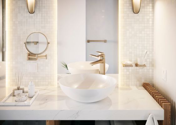 Hansgrohe Seifenschale AddStoris brushed, 52 x 107 x 109 mm, Farbe bronze Bild 8