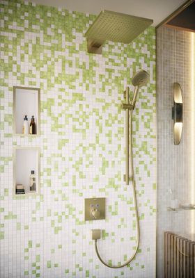 Hansgrohe Seifenschale AddStoris brushed, 52 x 107 x 109 mm, Farbe bronze Bild 9
