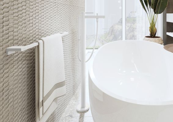 Hansgrohe Badetuchhalter AddStoris mattweiss, 32 x 70 x 70 mm, Farbe weiß Bild 12
