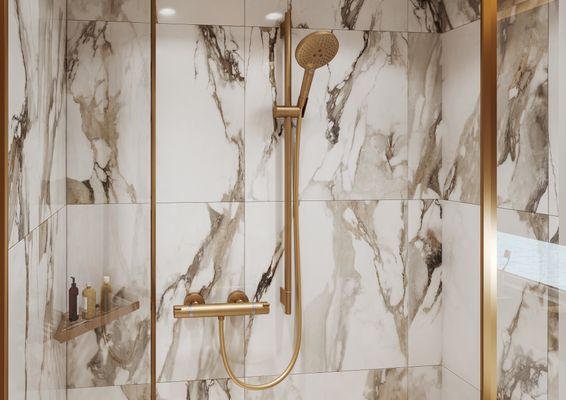 Hansgrohe Brausenstange Unica S Puro 650 mm BBR, 718 mm, Farbe bronze Bild 7