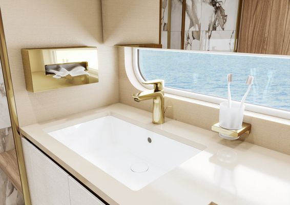 Hansgrohe Zahnputzbecher AddStoris polished gold optic, 94 x 81 x 91 mm, Farbe gold Bild 19