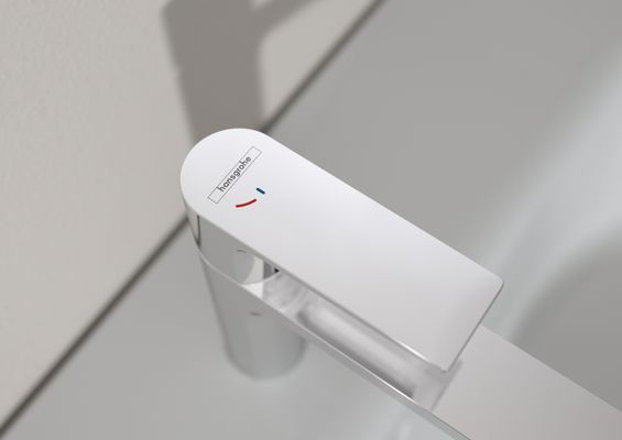 Hansgrohe S Einhebel-Waschtischmischer 110, mit Metall-Zugstange, CoolStart, Farbe chrom Bild 2