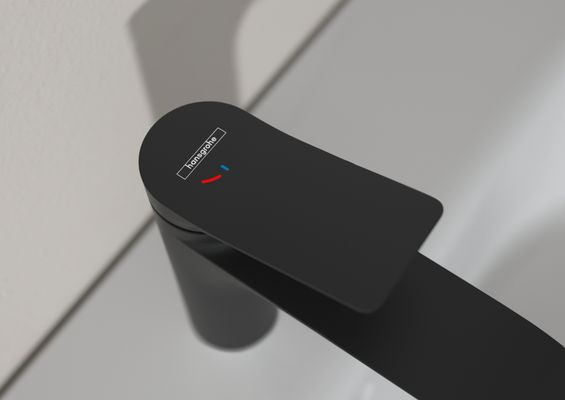 Hansgrohe Waschtischmischer 110 Vivenis CoolStart, mit Zugstangen-Ablaufg.MSW, Farbe schwarz Bild 3