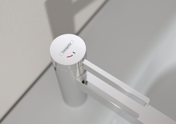 Hansgrohe Einhebel-Waschtischmischer 110, CoolStart, Push-Open, Ausladung 139 mm, Farbe chrom Bild 3