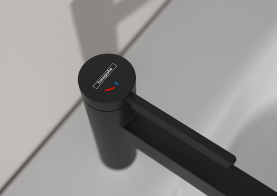 Hansgrohe Waschtischmischer 110 Finoris CoolStart matt, Farbe schwarz Bild 3