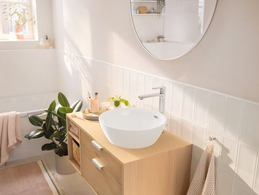 Hansgrohe Waschtischmischer Rebris S 240 CoolStart mit Zugstange, Farbe chrom Bild 10