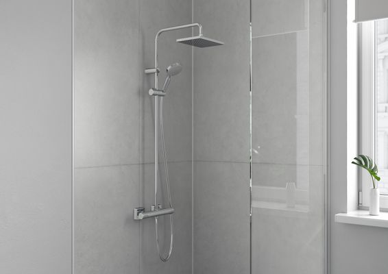 Hansgrohe Showerpipe 230 1-strahlig, mit AP-Thermostat, 1230 x 277 x 512 mm, Farbe chrom Bild 20
