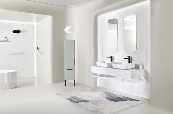 Hansgrohe Waschtischmischer 260 Metropol, mit Push-Open Ablaufgarnitur matt, Farbe schwarz Bild 13