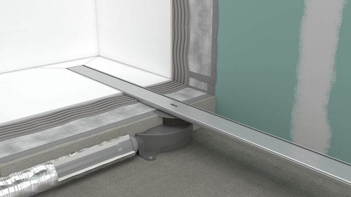 Hansgrohe Komplettset RainDrain Allround 1000 mm für Stand./flache Installation BST, 105 x 1000 x 69 mm Bild 7