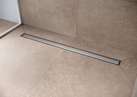 Hansgrohe Komplettset RainDrain Compact 1200 mm für flache Installation BST, 181 x 1200 x 77 mm Bild 2