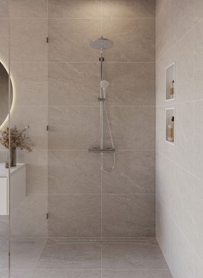 Hansgrohe Komplettset RainDrain Allround 1000 mm für Stand./flache Installation BST, 105 x 1000 x 69 mm Bild 9