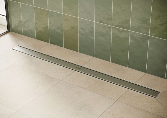 Hansgrohe Komplettset RainDrain Compact 1200 mm für flache Installation BST, 181 x 1200 x 77 mm Bild 3