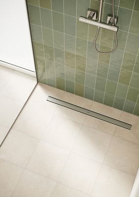Hansgrohe Komplettset RainDrain Compact 1200 mm für flache Installation BST, 181 x 1200 x 77 mm Bild 4