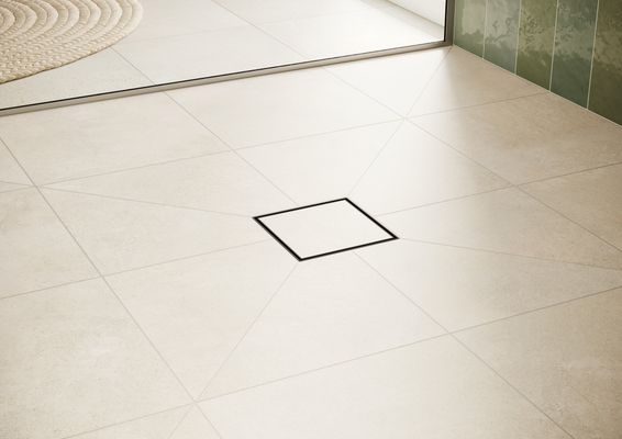 Hansgrohe Komplettset Punktab.RainDrain Point 100 x 100 mm befliesbar, 117 x 100 x 100 mm, Farbe silberfarben Bild 4