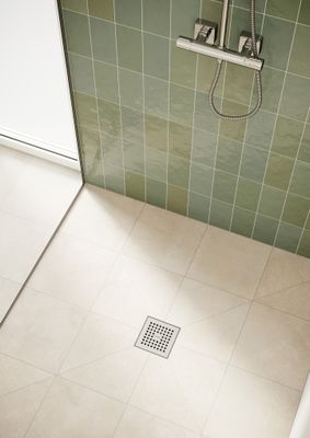 Hansgrohe Komplettset Punktab.RainDrain Point, 105 x 146 x 146 mm, Farbe silberfarben Bild 3