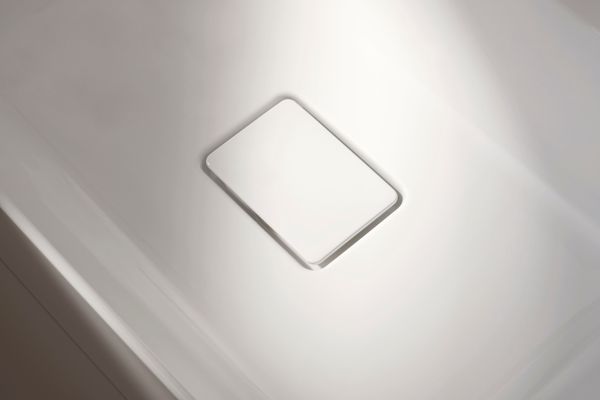 Hansgrohe Waschtisch Xevolos E 600 x 480 mm mit Hahnloch ohne Überlauf, SmartClean weiss, 190 x 480 mm, Farbe weiß Bild 3