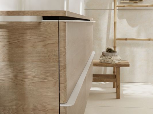 Hansgrohe Waschtischunterschrank Xelu Q ECHN 1360 x 540 mm m.4SK für Kons.mit AWT MW, 495 x 1360 x 570 mm, Farbe weiß Bild 4
