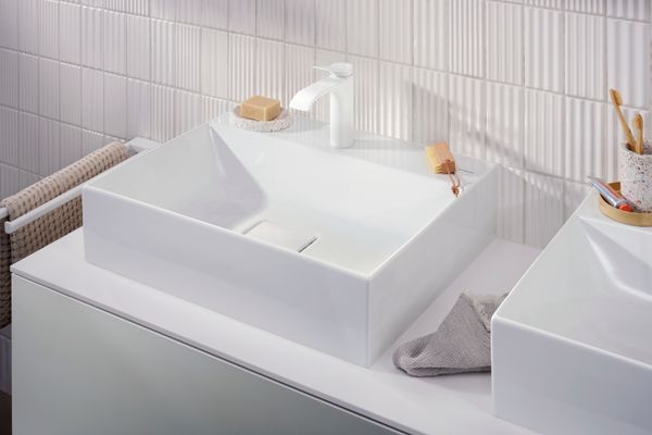 Hansgrohe Handtuchhalter AddStoris 445 mm, 2-armig, matt weiss, 32 x 445 x 445 mm, Farbe weiß Bild 4