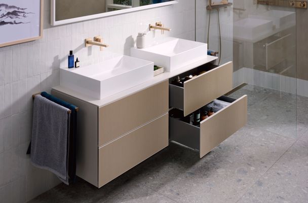 Hansgrohe Handtuchhalter AddStoris 445 mm, 2-armig, brushed, 32 x 445 x 445 mm, Farbe bronze Bild 7