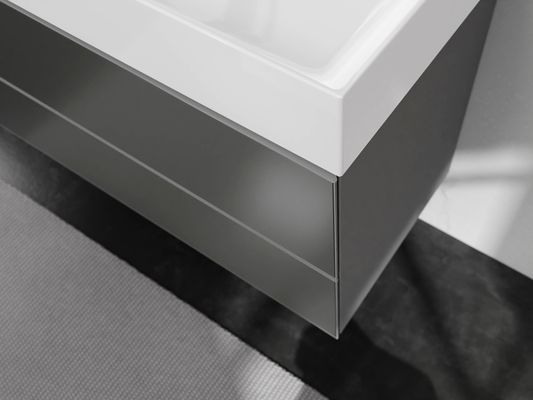 Hansgrohe Waschtisch Xevolos E 1000 x 480 mit Hahnloch ohne Überlauf, SmartClean weiss, 190 x 480 mm, Farbe weiß Bild 3