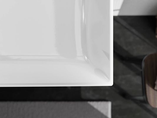 Hansgrohe Aufsatzwaschtisch ge Xevolos E 1200 x 480 mm mit Hahnl.ohne Überl.SmartClean we, 190 x 480 mm, Farbe weiß Bild 2