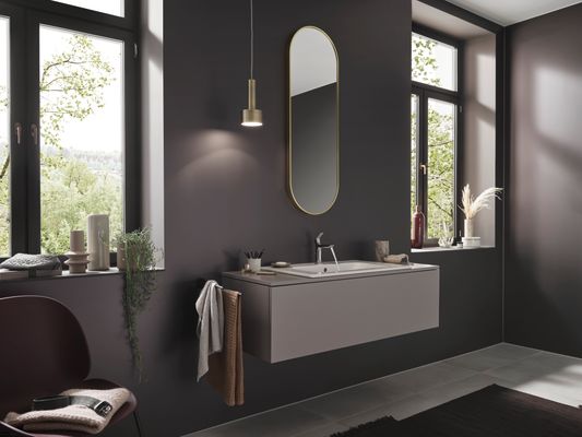 Hansgrohe Fine Einhebel-Waschtischmischer, ComfortZone 110, mit Ablaufgarnitur,121 mm, 177 x 121 mm, Farbe chrom Bild 5