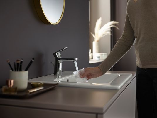 Hansgrohe Waschtischmischer 100 Vernis Blend CoolStart, Farbe chrom Bild 5