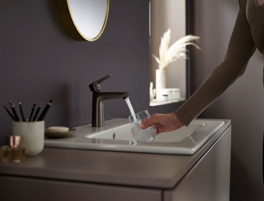 Hansgrohe Waschtischmischer 110 Talis E BBC, Farbe black chrome Bild 5