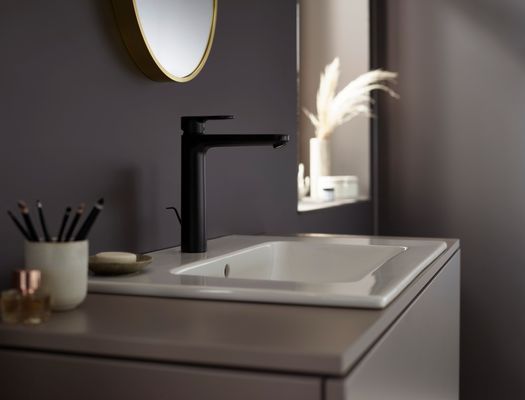 Hansgrohe Waschtischmischer Vernis Blend AH190, Gesamthöhe 250 mm, matt, Farbe schwarz Bild 2
