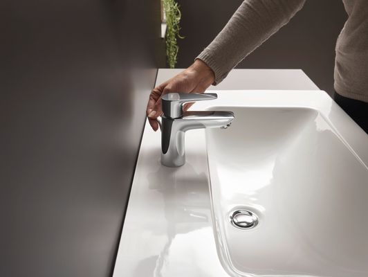 Hansgrohe Waschtischmischer 80 Talis E chrom Niederdruck, Farbe chrom Bild 4
