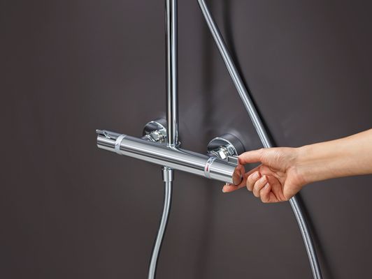 Hansgrohe Showerpipe Croma Select S 280 EcoSmart, 1439 x 304 x 539 mm, Farbe chrom Bild 10