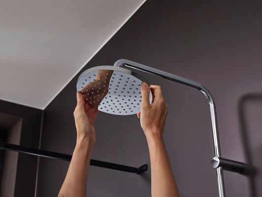 Hansgrohe Showerpipe Vernis Blend Reno 200 1-strah, 1130 x 205 x 501 mm, Farbe chrom Bild 5