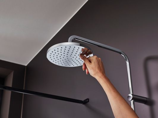 Hansgrohe Showerpipe Vernis Blend Reno 200 1-strah, 1130 x 205 x 501 mm, Farbe chrom Bild 6