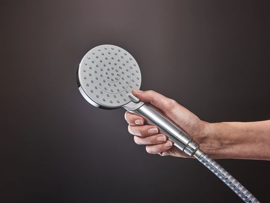 Hansgrohe Showerpipe Vernis Blend Reno 200 1-strah, 1130 x 205 x 501 mm, Farbe chrom Bild 9