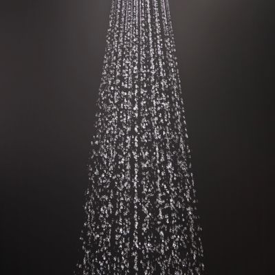 Hansgrohe Handbrause Croma Select S Multi EcoSmart, weiss / chrom, 110 mm, Farbe weiß, chrom Bild 4