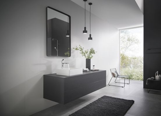 Hansgrohe Focus Einhebel-Waschtischmischer hoch, ComfortZone 230, ohne Ablaufgarnitur, Ausladung 185 mm, 315 x 185 mm, Farbe chrom Bild 2