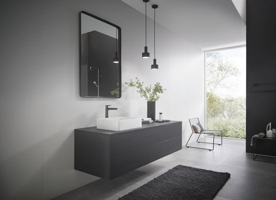 Hansgrohe Waschtischmischer 240 Talis E BBC, ohne Ablaufgarnitur, Farbe black chrome Bild 2