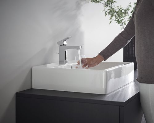 Hansgrohe Waschtischmischer 100 Vernis Shape Metall Ablauf, Farbe chrom Bild 5