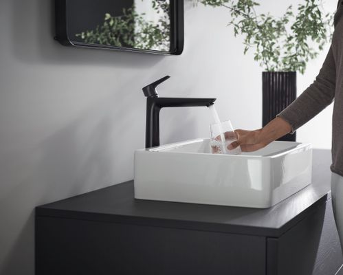 Hansgrohe Waschtischmischer 240 Talis E matt, Farbe schwarz Bild 5