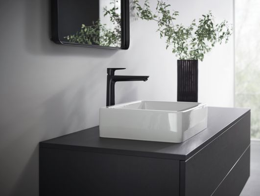 Hansgrohe Waschtischmischer 240 Talis E matt, Farbe schwarz Bild 6