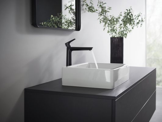 Hansgrohe Waschtischmischer 240 Talis E matt, Farbe schwarz Bild 7